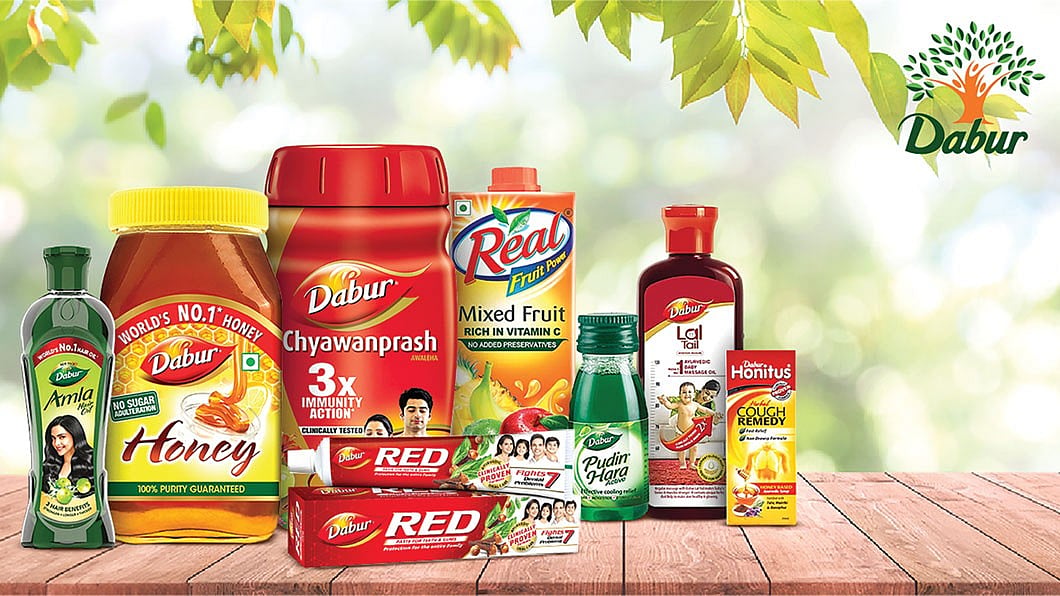 Representative image of Dabur products.