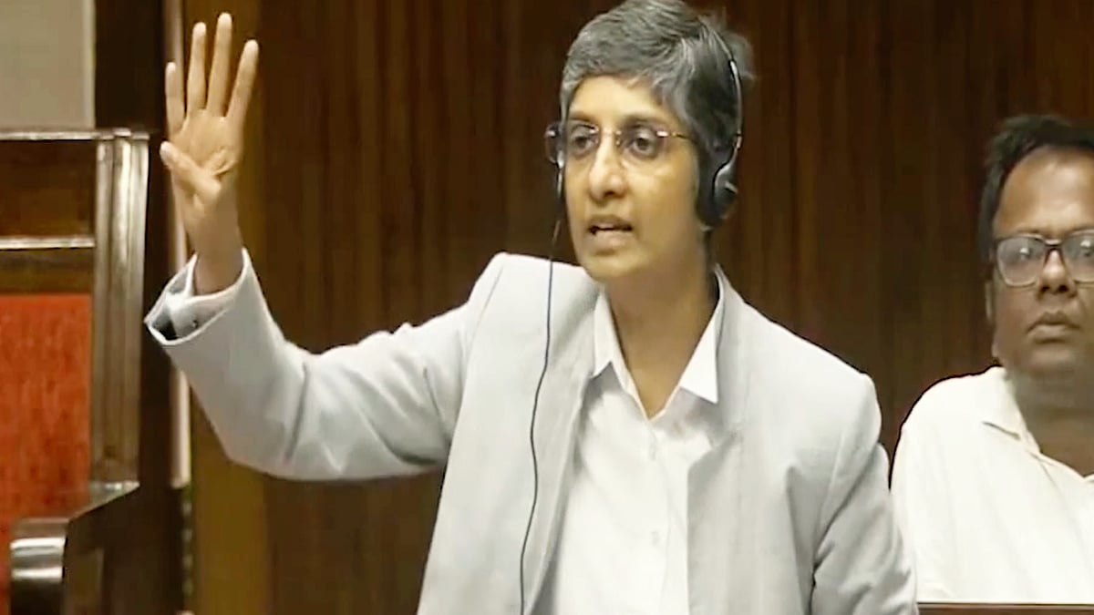 Menaka Guruswamy speaks in the Rajya Sabha