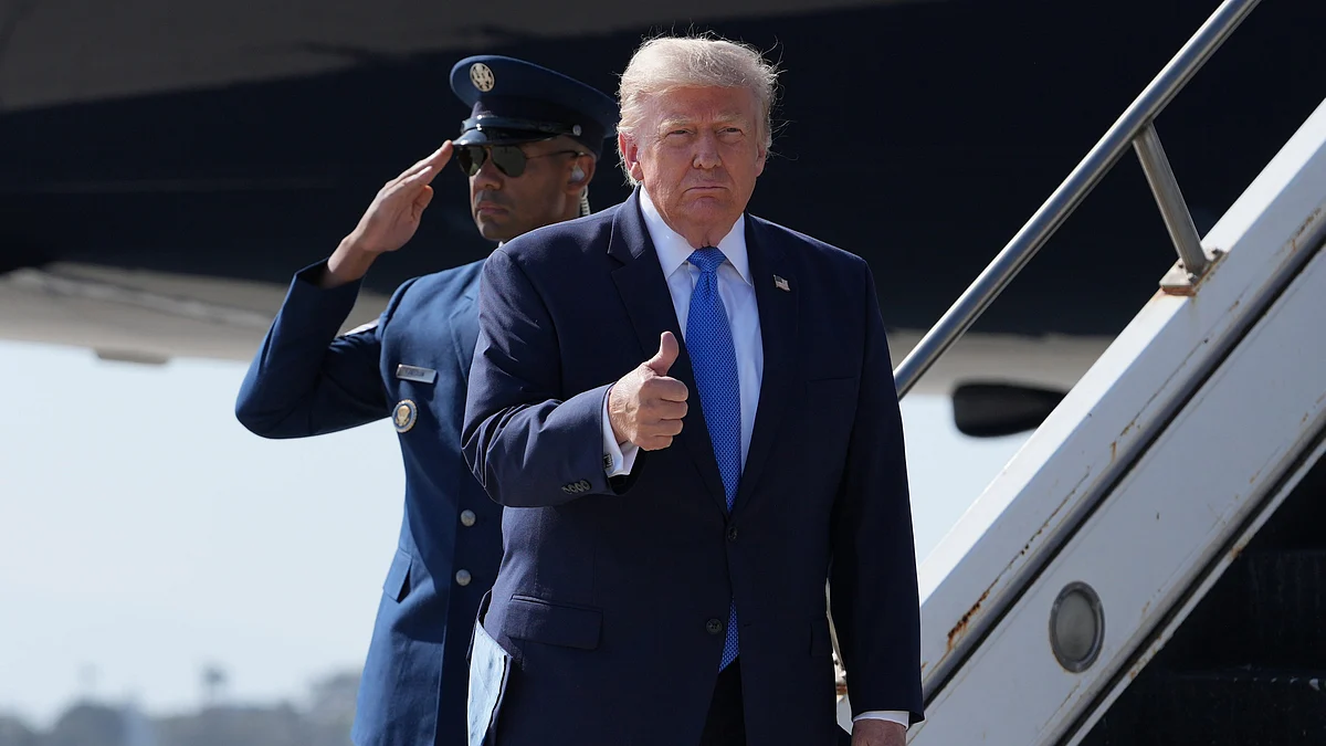 Oil prices briefly eased following Trump's remarks. 