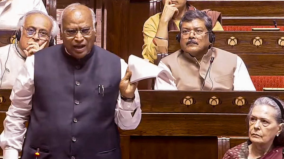Kharge slams Shah for skipping Parliament despite RS Chairman's remarks