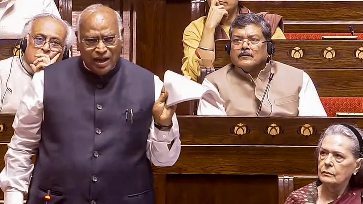 Congress president Mallikarjun Kharge