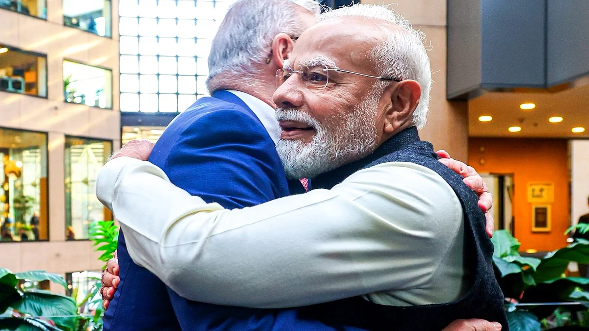 PM Modi with Australian PM Anthony Albanese in Melbourne, 9 July