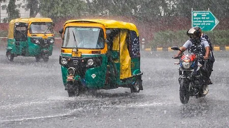 The downpour caused severe traffic congestion across several arterial roads