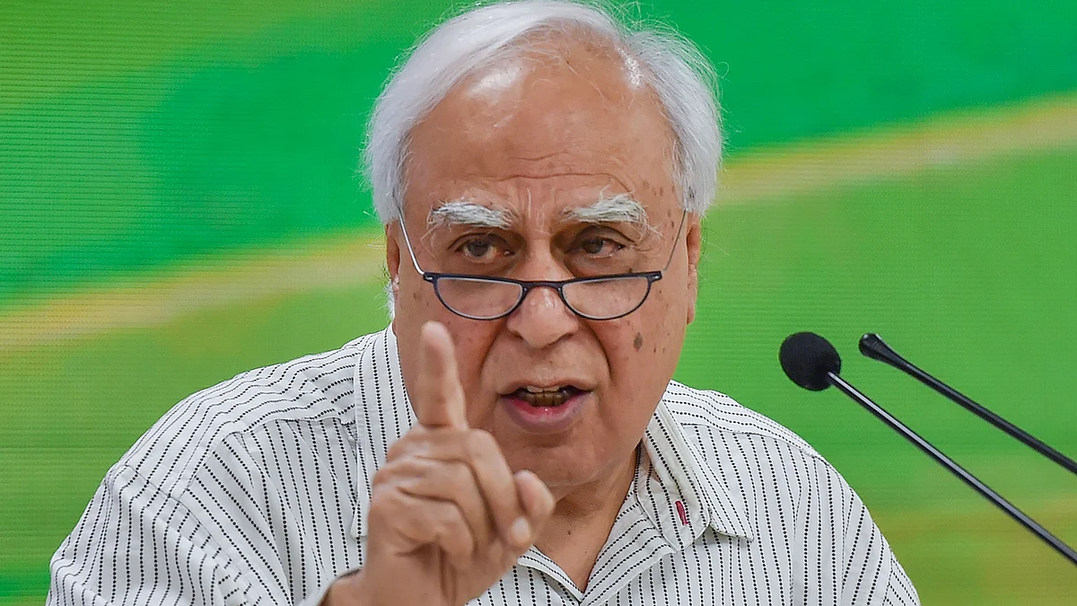 Rajya Sabha MP and senior advocate Kapil Sibal.