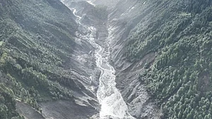 Representative image of Bhote Koshi river in Rasuwa district.