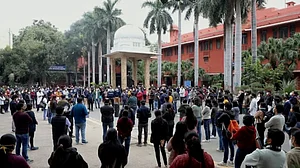 Candidates at the centres reported repeated disruptions during the examination.