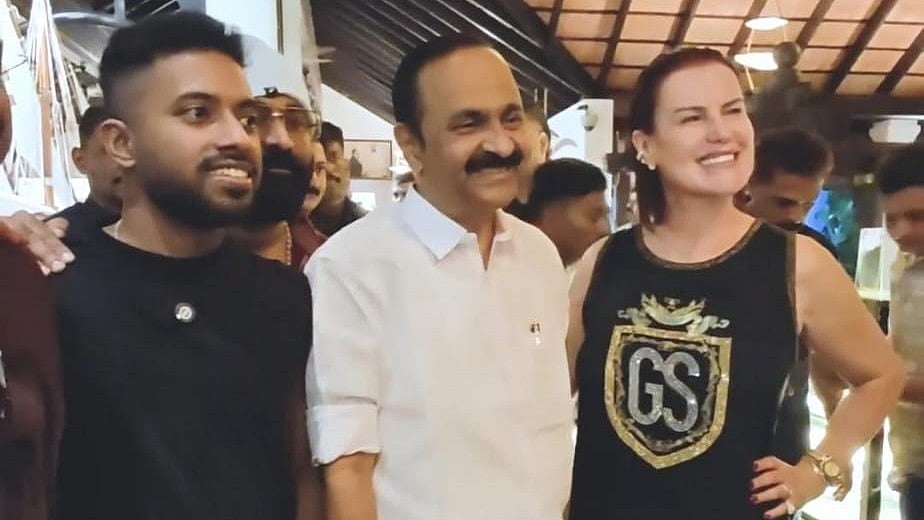 Kerala CM Satheesan with Elma Aveiro