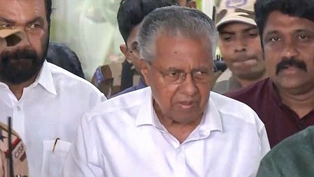 Former chief minister Pinarayi Vijayan