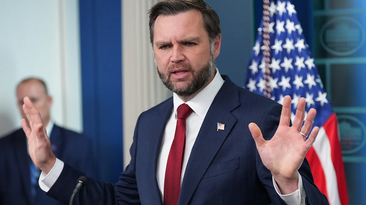 US vice-president J.D. Vance at White House.