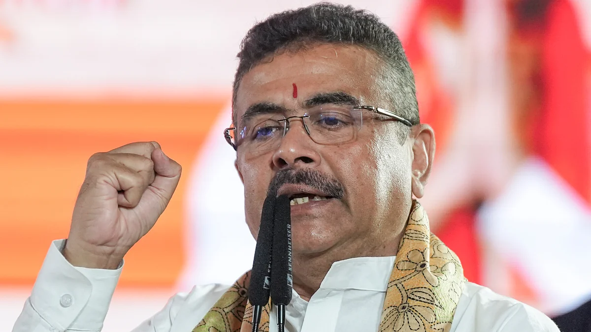 Suvendu Adhikari at an event in Kolkata, 1 Sept