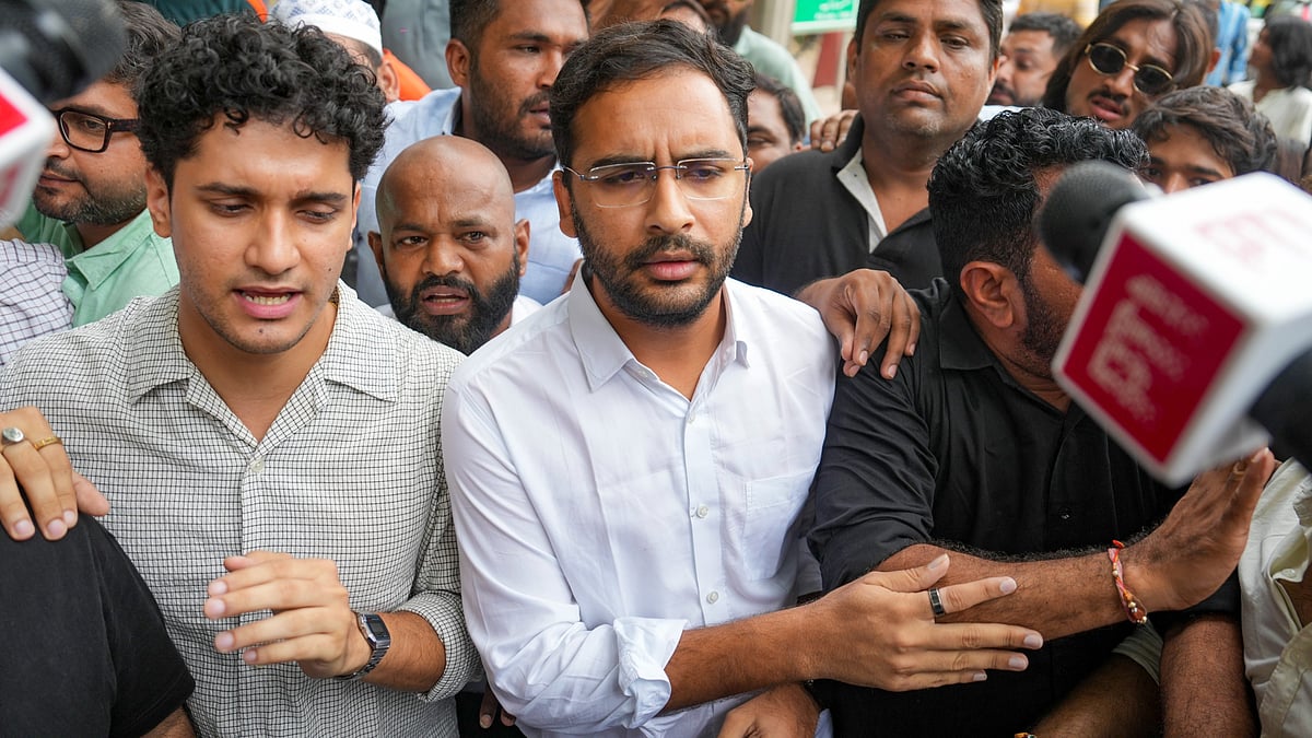 CJP spokespersons Saurav Das and Ashutosh Ranka in New Delhi.