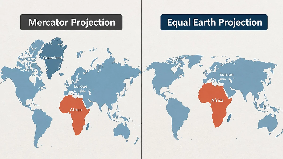 Mercator projection was developed in 1569.