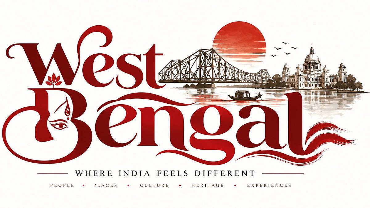 The newly unveiled logo of West Bengal Tourism