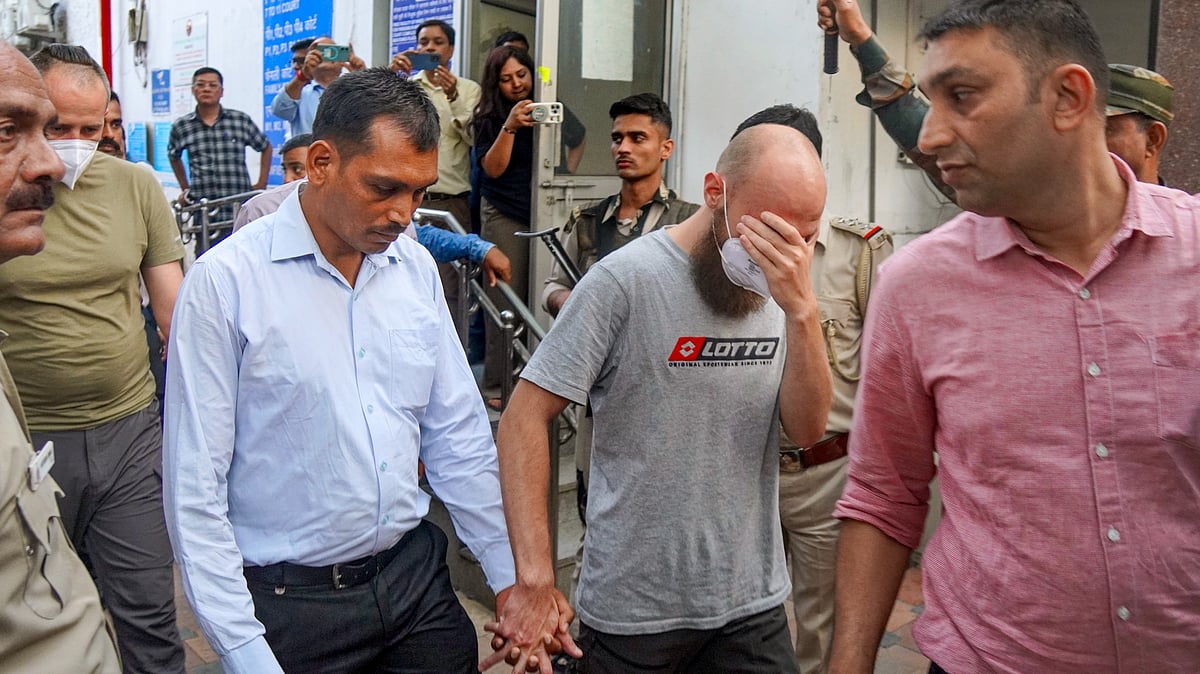 File photo of the foreign nationals being produced in a Delhi court in March