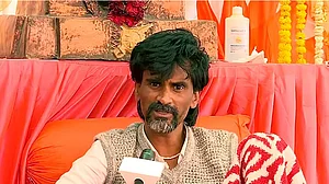 Maratha reservation activist Manoj Jarange Patil.