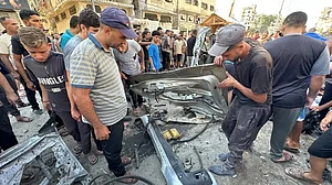The strike was followed by further Israeli military activity across parts of the Gaza Strip.