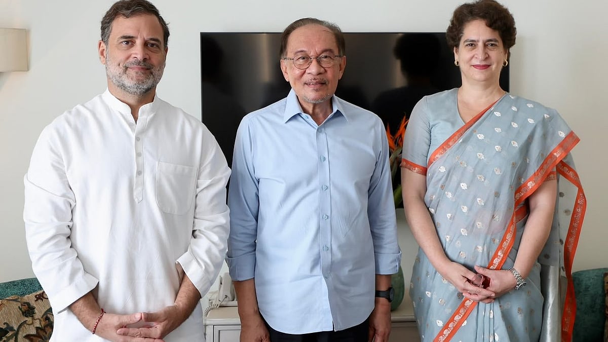 Rahul, Priyanka Gandhi meet Malaysian PM Anwar Ibrahim over breakfast
