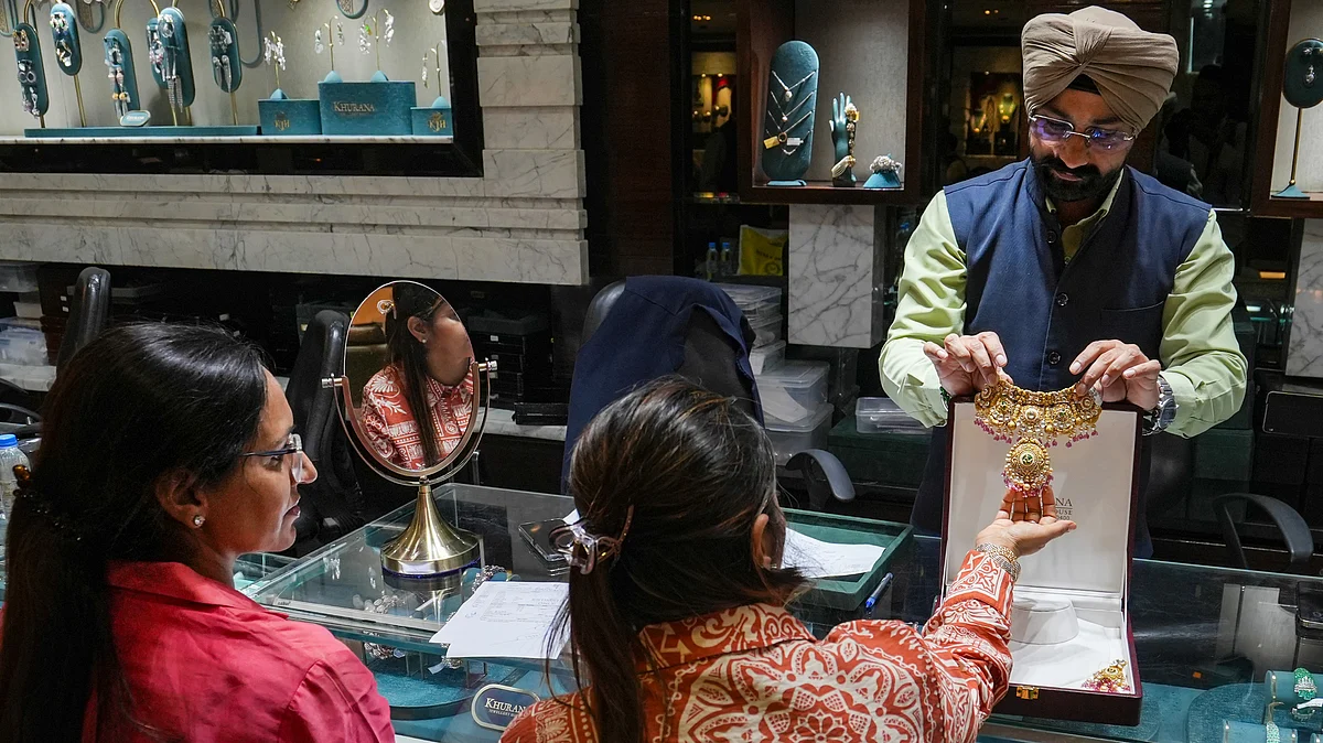 Gold has dropped more than three per cent this month