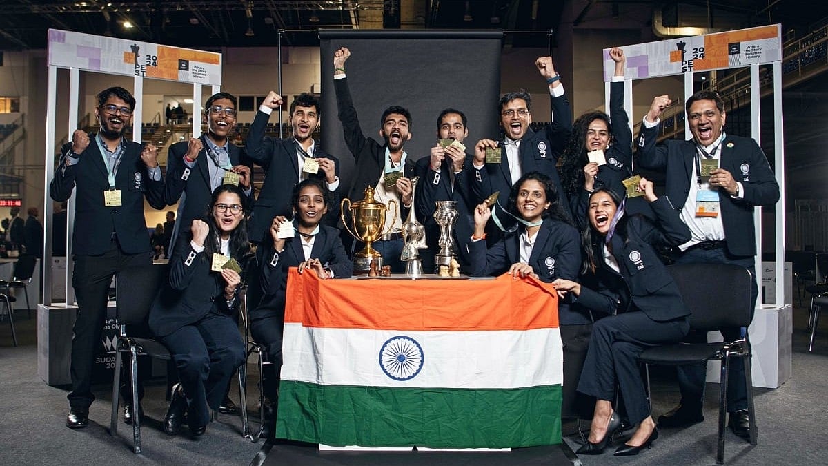 Flashback 2024: India men & women's squads celebrate Chess Olympiad crowns in Budapest.