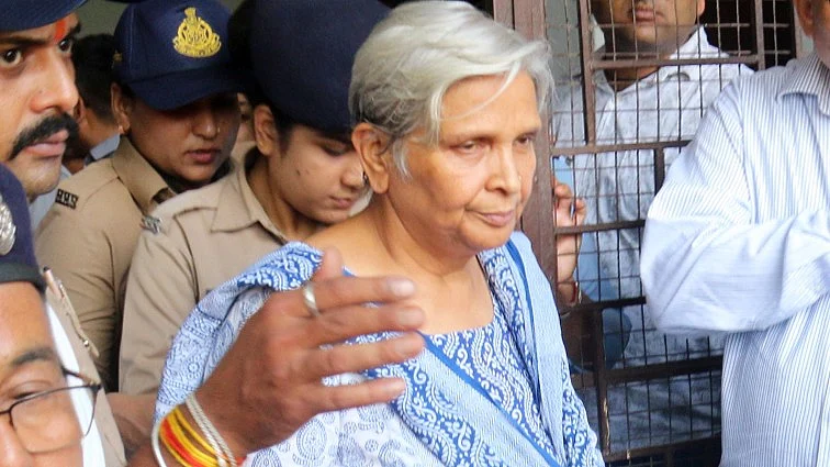 Giribala Singh appears before a special CBI court in Bhopal.