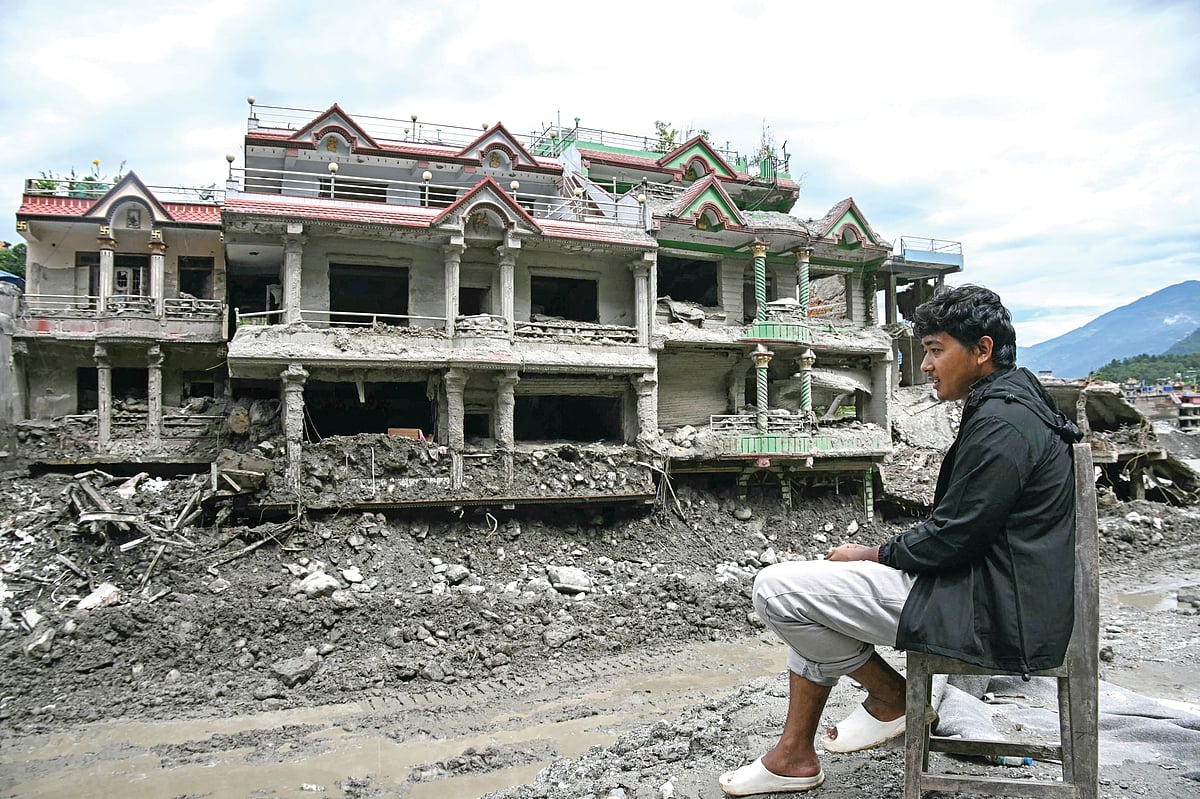 Gone in a flash. The horrendous aftermath in Nepal