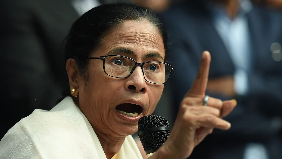 Former West Bengal chief minister Mamata Banerjee.