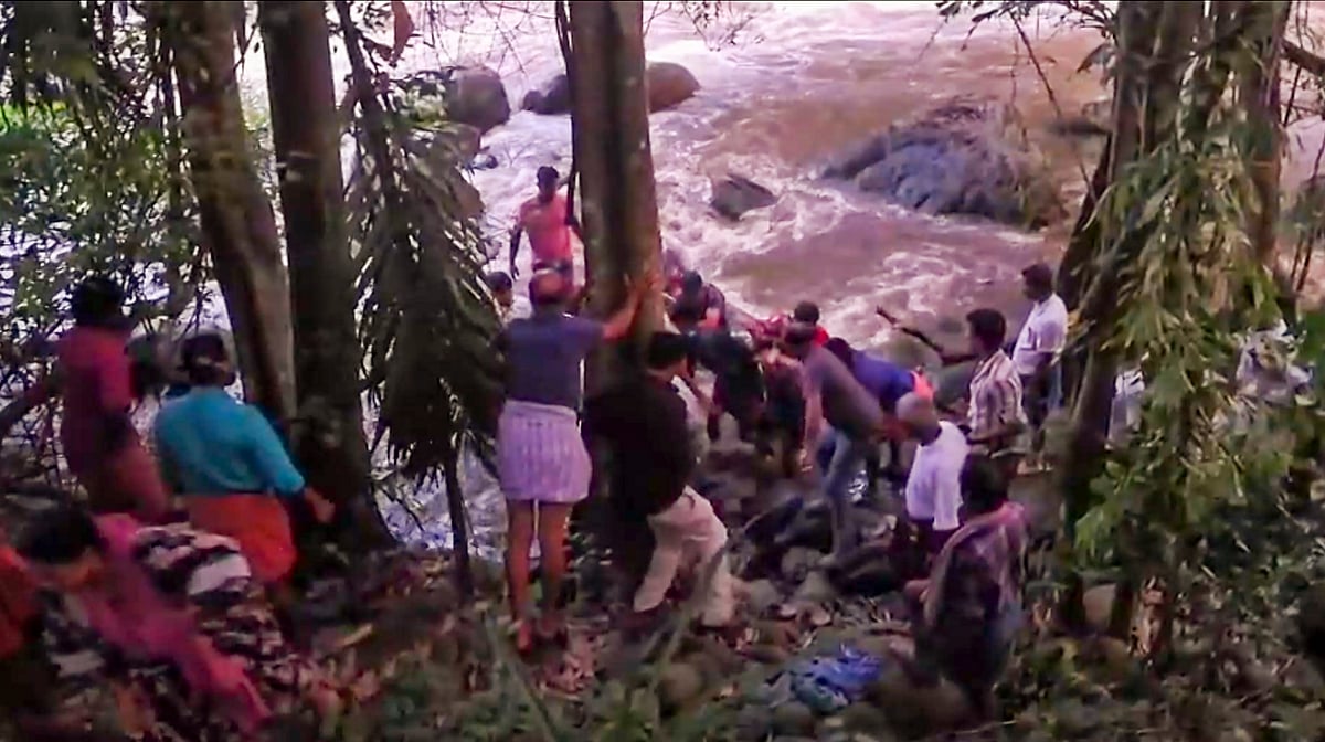 The latest warning followed a series of rain-related incidents on Sunday.