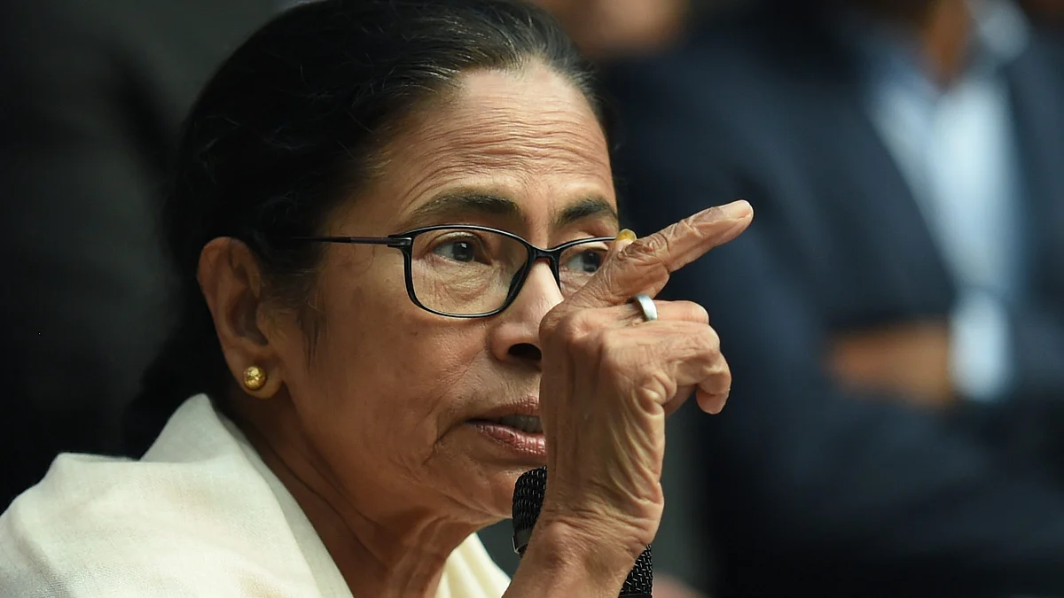 Former West Bengal chief minister Mamata Banerjee.