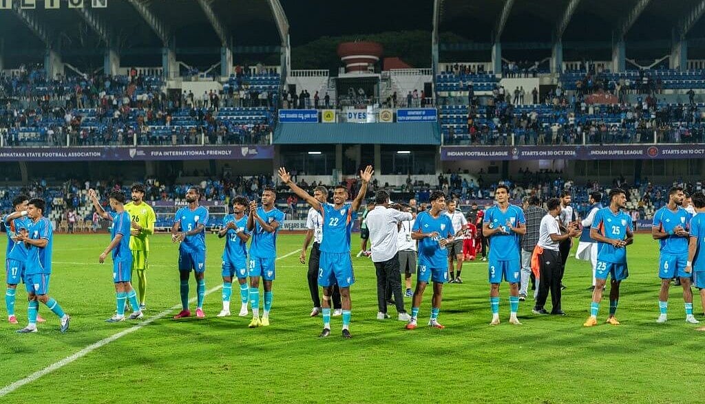 India men's team after the Panama game