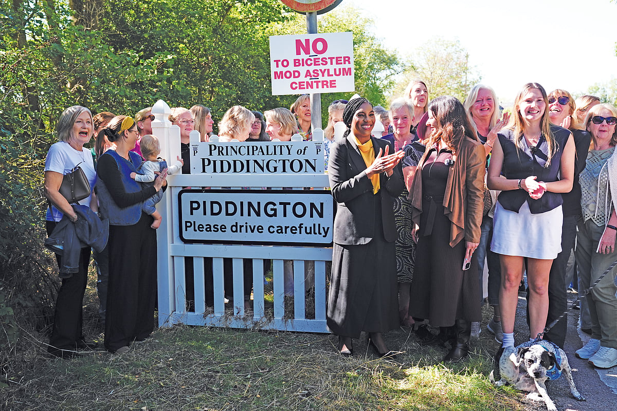 Residents of Piddington, who recently voted for ‘independence’ from the UK