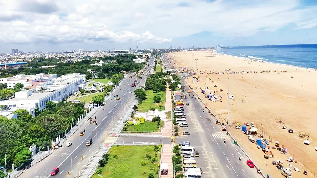 A view of Marina Beach