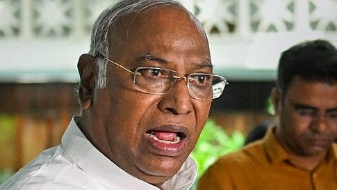 Congress president Mallikarjun Kharge.