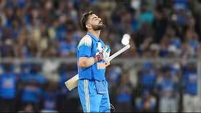 Masterclass: Kohli after completing his century in Trivandrum.