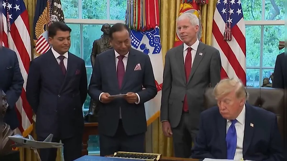 Trump unveiled the project at the White House on Monday alongside Essar Group co-founder Ravi Ruia