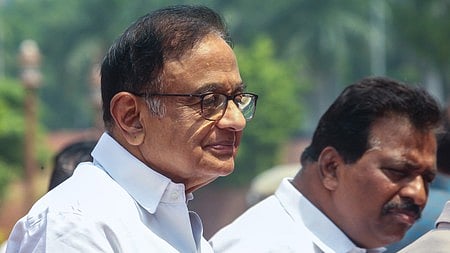 Senior Congress leader P. Chidambaram. 