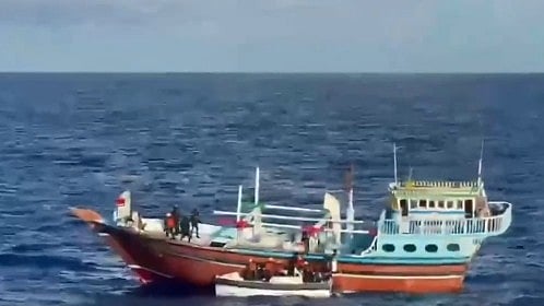 Boat, crew and seized drugs escorted to Mumbai under armed guard.