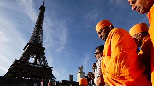File photo of the BAPS visit to Eiffel Tower