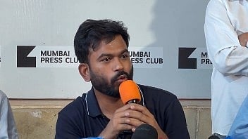 Abhijit Dipke at Mumbai Press Club on Thursday evening.