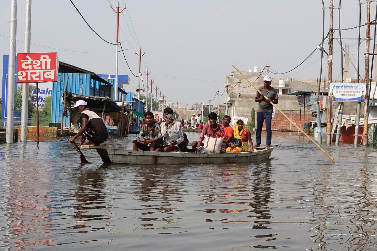 Gomti floods Rashtra Prerna Sthal, puts riverside planning under scrutiny