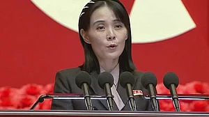 Kim Yo-jong, the sister of North Korean leader Kim Jong-un.