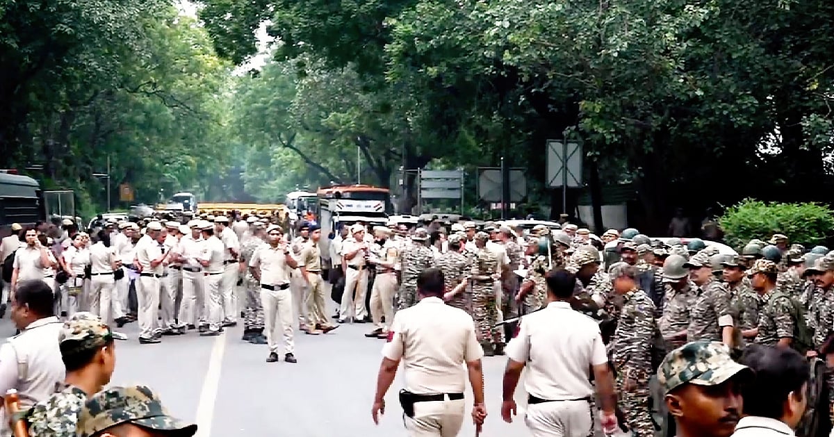 CJP, INDIA bloc protests LIVE: Delhi braces for showdown