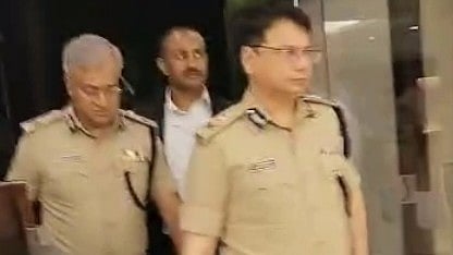Commissioner Seemanth Kumar Singh inspecting a pub in Bengaluru on Friday night