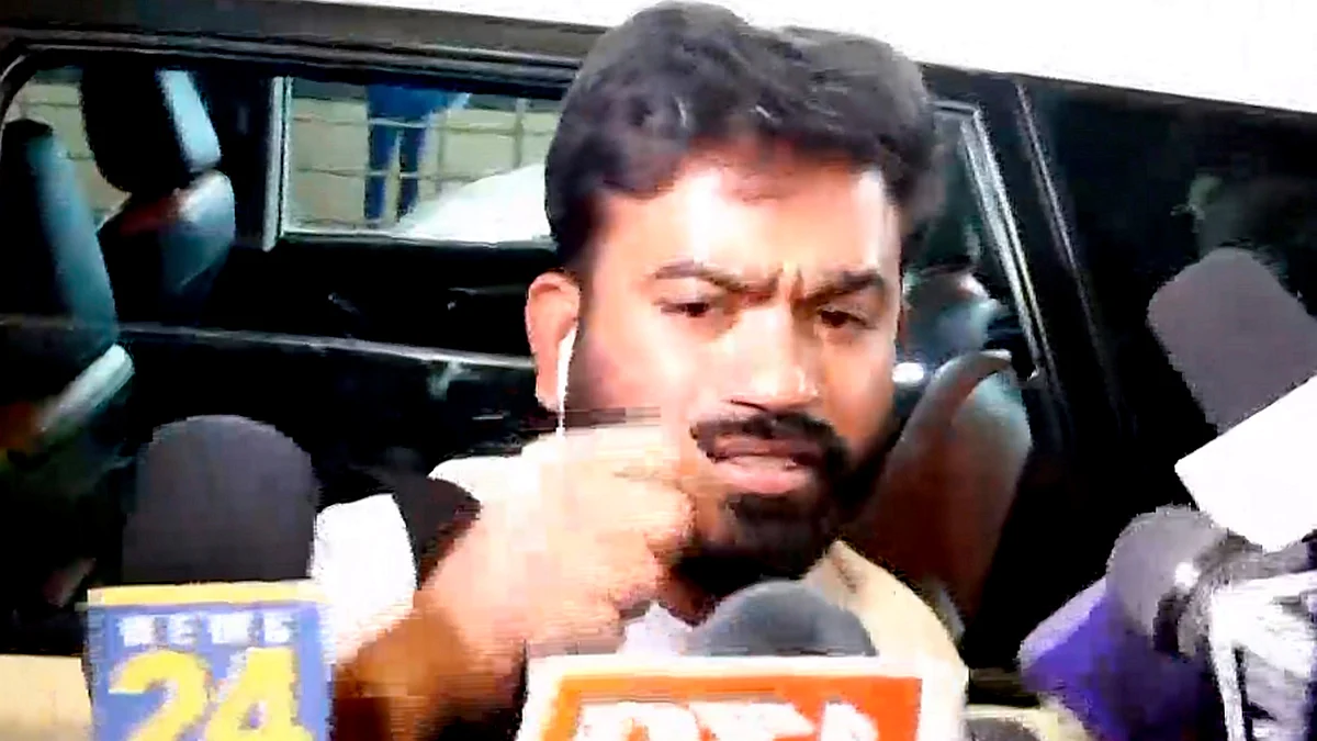 Abhijeet Dipke addresses media upon arrival in Mumbai before departing for New Delhi