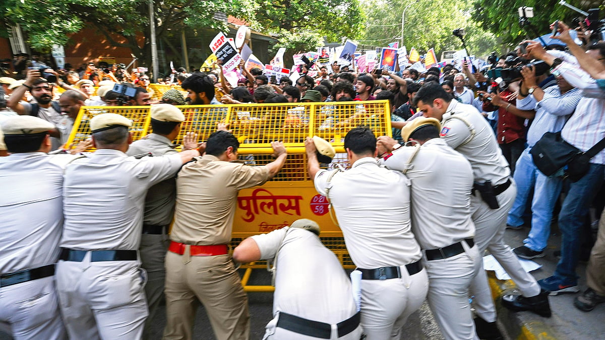 Undeterred and unstoppable: Protesters at Jantar Mantar on 3 October