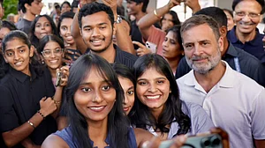 Rahul Gandhi in Chennai.