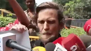 Economist Jean Drèze at Jantar Mantar on 10 October