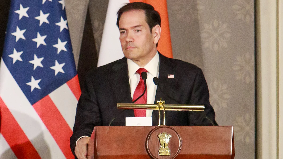 US secretary of state Marco Rubio.