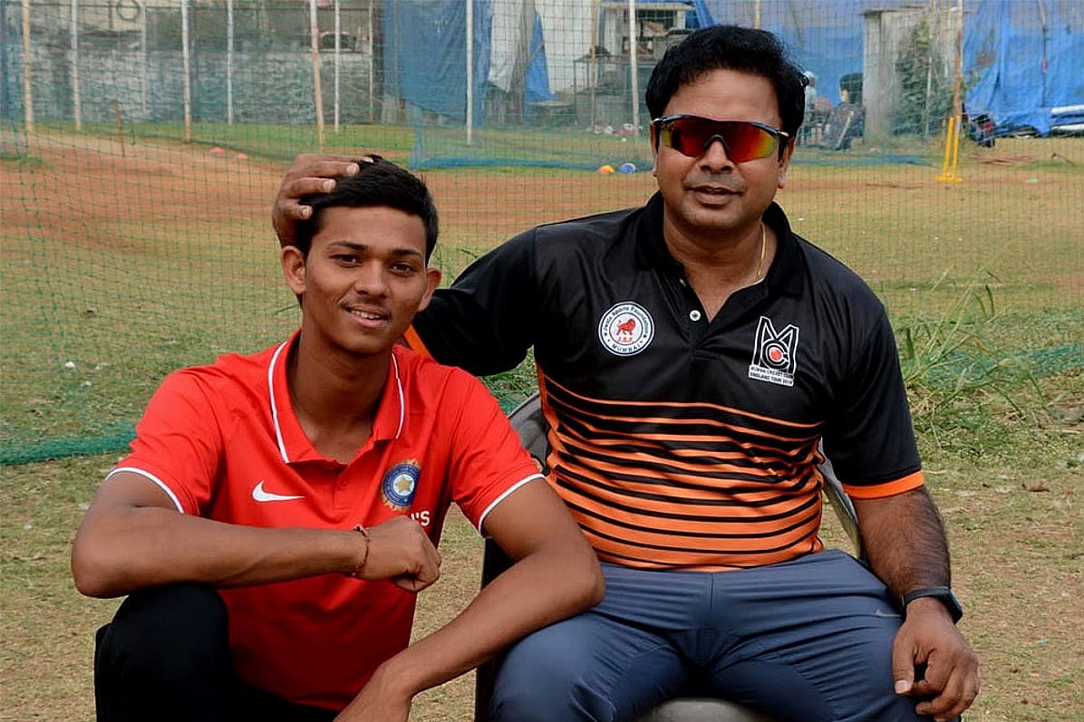Jwala Singh with a young Yashasvi