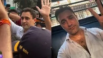 Bollywood actor Imran Khan in police custody.
