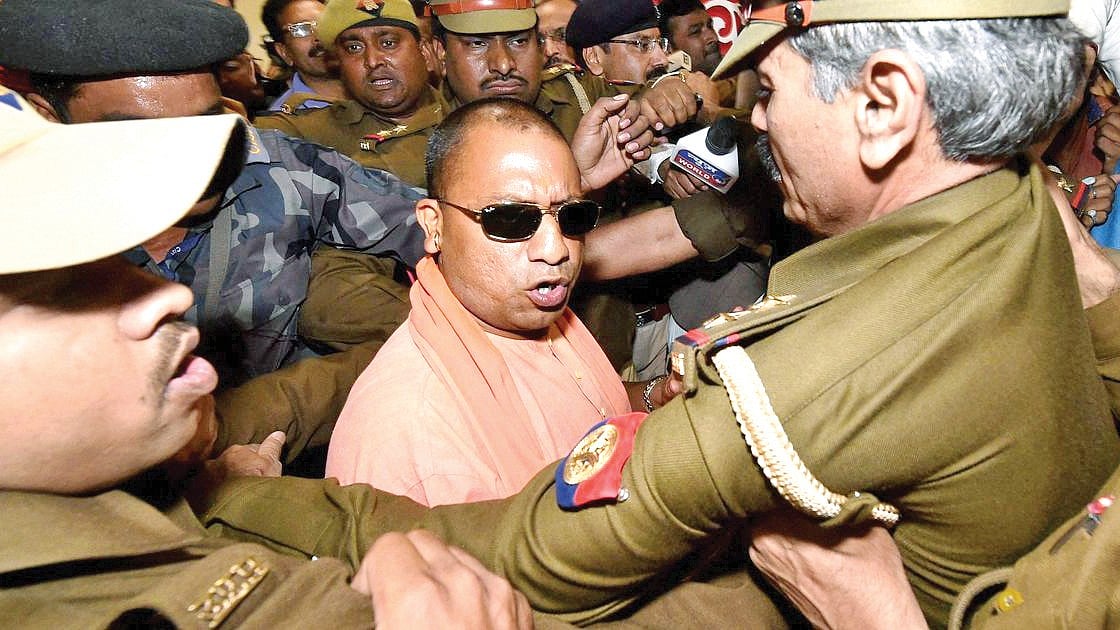 Yogi Adityanth seems to be on the backfoot as UP heads for elections